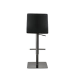 Felipe - Black Titanium - Ebony - Bar Stool - back view