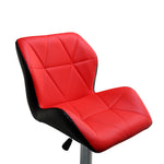 Aiden - Rouge - Bar stool - close up of seat and back rest