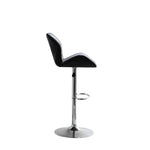 Aiden Copper Grey Bar Stool - Side view